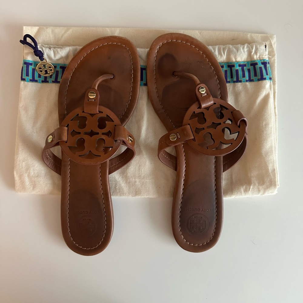 Tory Burch Logo Sandals